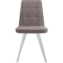 Стул DikLine 207 B5 LATTE, ножки белые