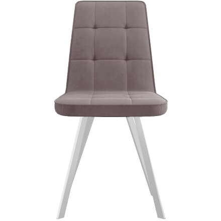 Стул DikLine 207 B5 LATTE, ножки белые 