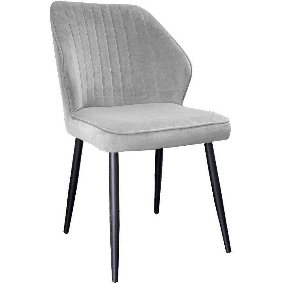 Стул DikLine 222M B22 GREY, ножки черные Стул DikLine 222M B22 GREY, ножки черные