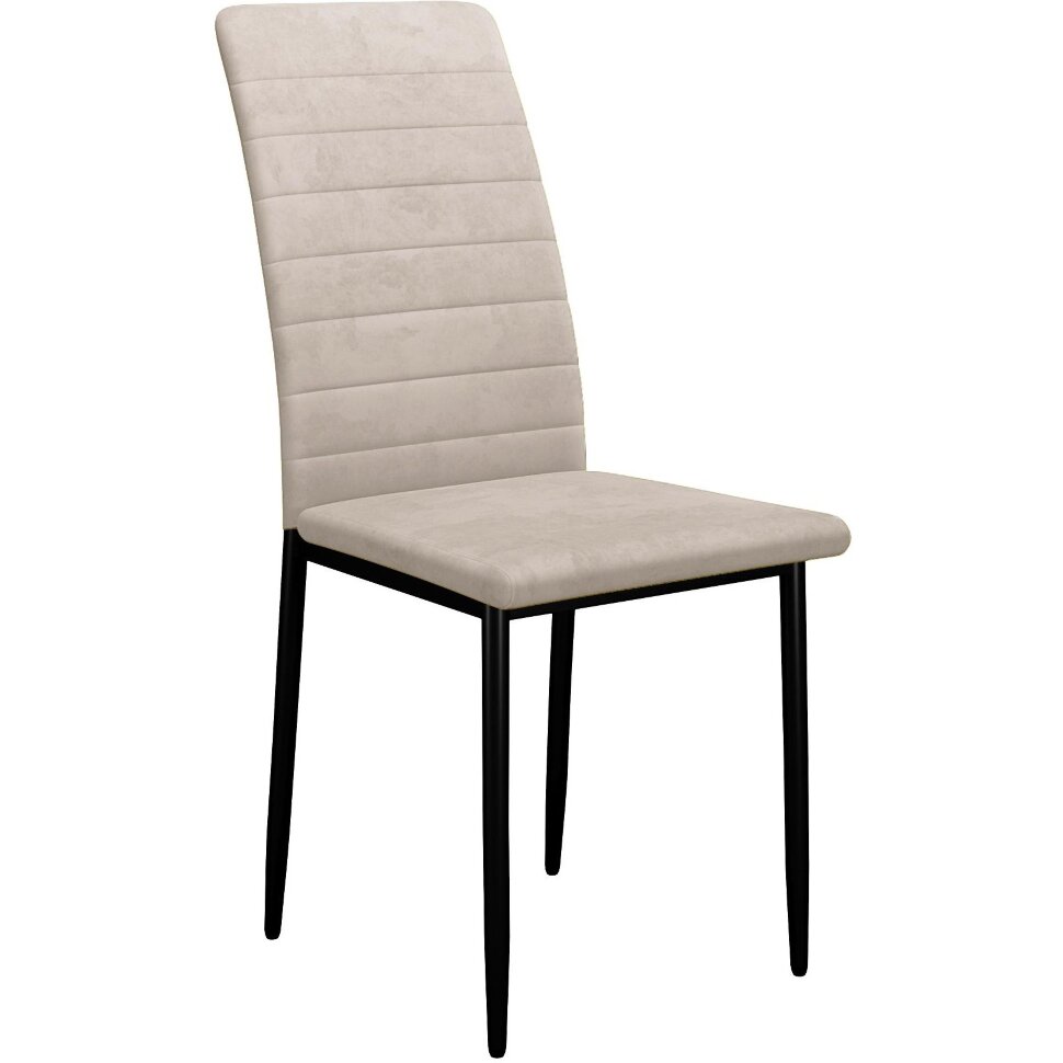 Стул DikLine ТЕКС каркас черный/ B03 BEIGE Стул DikLine ТЕКС каркас черный/ B03 BEIGE
