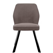 Стул DikLine 232 поворотный B5 LATTE, ножки черные