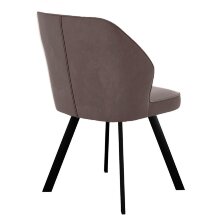 Стул DikLine 232 поворотный B5 LATTE, ножки черные
