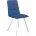Стул DikLine 280 B8 BLUE, ножки белые 