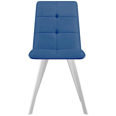 Стул DikLine 280 B8 BLUE, ножки белые 