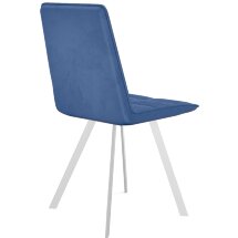 Стул DikLine 280 B8 BLUE, ножки белые