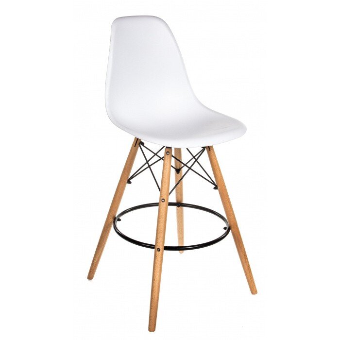 Барный стул Eames PC-007 белый Барный стул Eames PC-007 белый