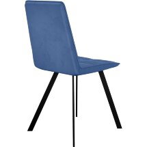 Стул DikLine 280 B8 BLUE, ножки черные