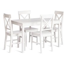 Обеденный комплект Хадсон (стол + 4 стула)/ Hudson Dining Set (mod.0102)