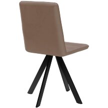 Стул DikLine 230 поворотный B5 LATTE, ножки черные