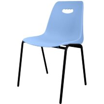 Стул пластиковый на черном металлокаркасе Venezia-4 RAL P283C