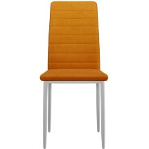 Стул DikLine ТЕКС каркас белый/ B17 TERRACOTTA