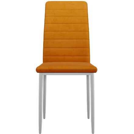 Стул DikLine ТЕКС каркас белый/ B17 TERRACOTTA 
