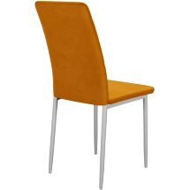 Стул DikLine ТЕКС каркас белый/ B17 TERRACOTTA