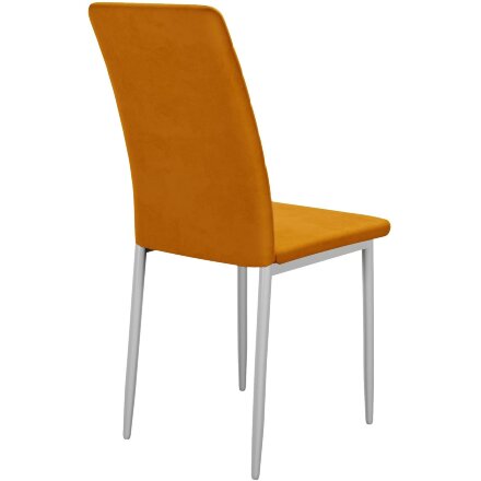 Стул DikLine ТЕКС каркас белый/ B17 TERRACOTTA 