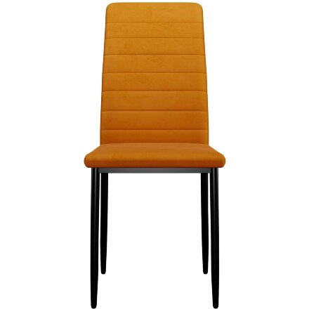 Стул DikLine ТЕКС каркас черный/ B17 TERRACOTTA 
