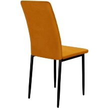 Стул DikLine ТЕКС каркас черный/ B17 TERRACOTTA