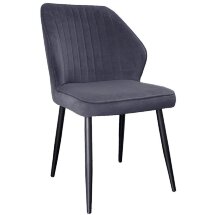 Стул DikLine 222M B28 ANTRACITE, ножки черные