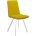 Стул DikLine 202 B16 YELLOW, ножки белые 