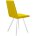 Стул DikLine 202 B16 YELLOW, ножки белые 