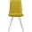 Стул DikLine 202 B16 YELLOW, ножки белые 