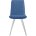 Стул DikLine 202 B8 BLUE, ножки белые 