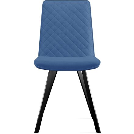 Стул DikLine 202 B8 BLUE, ножки черные 
