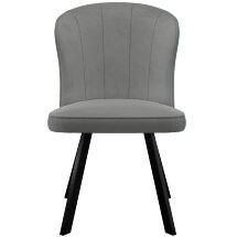 Стул DikLine 219 поворотный, B22 GREY, ножки черные
