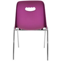 Стул пластиковый на металлокаркасе Venezia-4 Viola purple 145