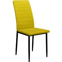 Стул DikLine ТЕКС каркас черный/  B16 YELLOW
