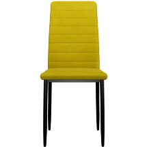 Стул DikLine ТЕКС каркас черный/  B16 YELLOW