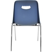 Стул пластиковый на металлокаркасе Venezia-4 blue ral 5009