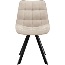 Стул DikLine 229 поворотный, B03 BEIGE, ножки черные