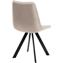 Стул DikLine 229 поворотный, B03 BEIGE, ножки черные