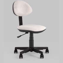 Кресло компьютерное Stool Group детское УМКА геометрия светло-розовый обивка ткань крестовина пластик механизм регулировки высот