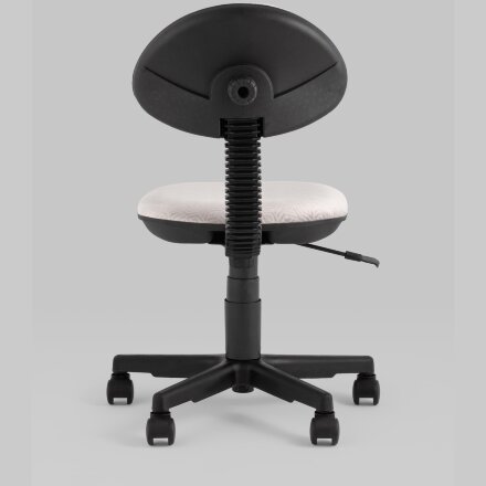Кресло компьютерное Stool Group детское УМКА геометрия светло-розовый обивка ткань крестовина пластик механизм регулировки высот 