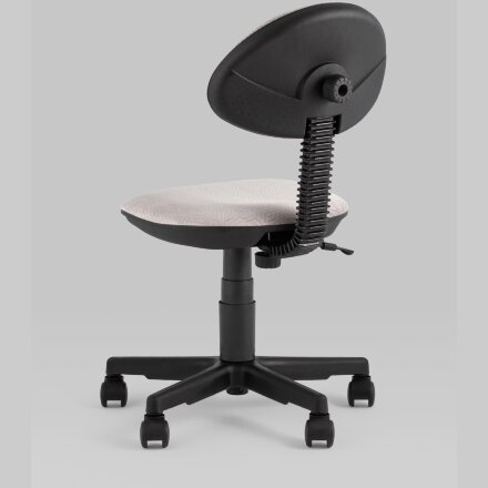 Кресло компьютерное Stool Group детское УМКА геометрия светло-розовый обивка ткань крестовина пластик механизм регулировки высот 