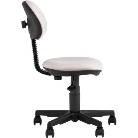 Кресло компьютерное Stool Group детское УМКА геометрия светло-розовый обивка ткань крестовина пластик механизм регулировки высот 