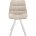 Стул DikLine 229 поворотный, B03 BEIGE, ножки белые 