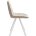 Стул DikLine 229 поворотный, B03 BEIGE, ножки белые 