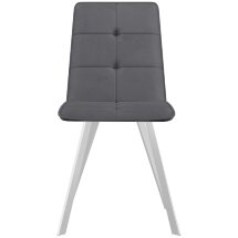 Стул DikLine 280 B28 ANTRACITE, ножки белые
