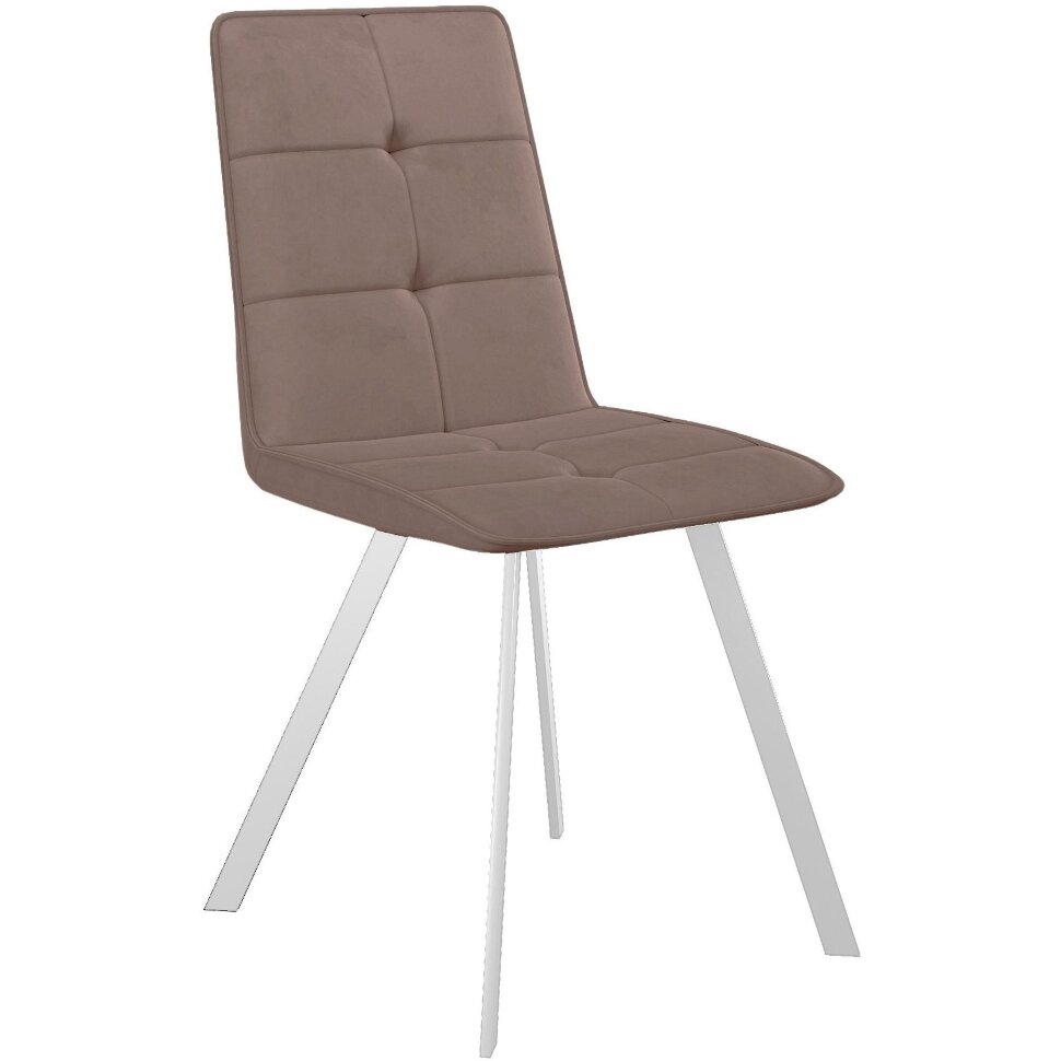 Стул DikLine 280 B5 LATTE, ножки белые Стул DikLine 280 B5 LATTE, ножки белые