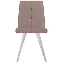 Стул DikLine 280 B5 LATTE, ножки белые
