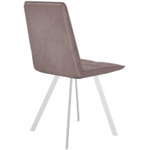 Стул DikLine 280 B5 LATTE, ножки белые