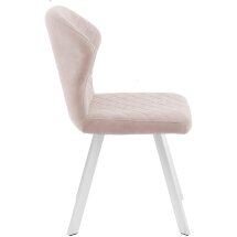 Стул DikLine 339 поворотный B03 BEIGE, ножки белые