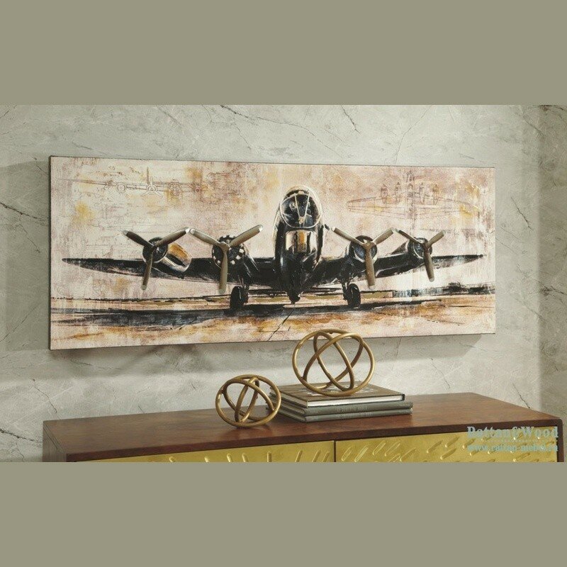КАРТИНА Б/РАМЫ WALL DECOR A8000152 KALENE BROWN 122*46 