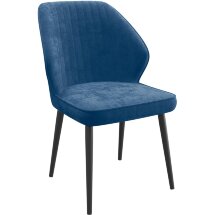 Стул DikLine 222PRO B8 BLUE, ножки черные