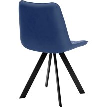 Стул DikLine 229 поворотный, B8 BLUE, ножки черные