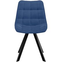 Стул DikLine 229 поворотный, B8 BLUE, ножки черные