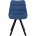 Стул DikLine 229 поворотный, B8 BLUE, ножки черные 