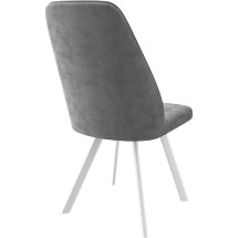Стул DikLine 326PRO B22 GREY, ножки белые